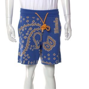 RHUDE Printed Cashmere-Blend Shorts